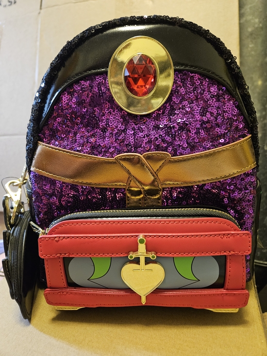 Loungefly Handbags - Snow White Evil Queen Loungefly Sequin With Coin Purse New